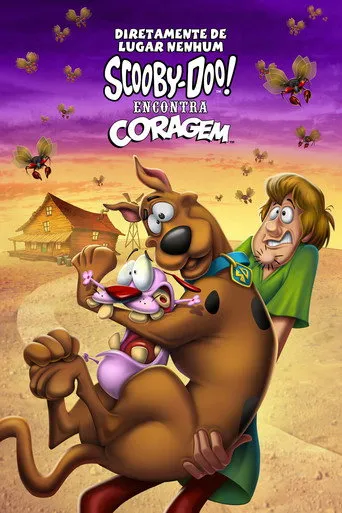 Pôster de Diretamente de Lugar Nenhum: Scooby-Doo! Encontra Coragem (2025)